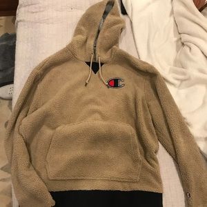 Vintage champion teddy hoodie